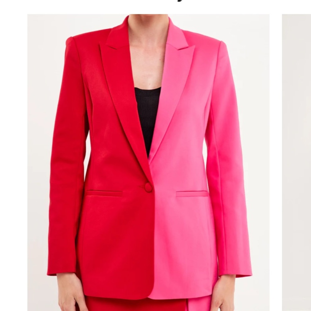 NWT English Factory color block blazer